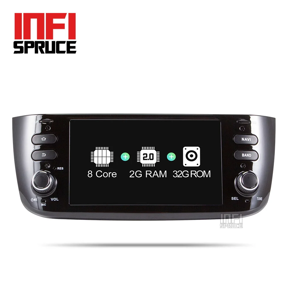 Infispruce 6 2 дюймов Android 9 0 автомобильный dvd для Fiat Linea Радио Стерео gps навигация стерео