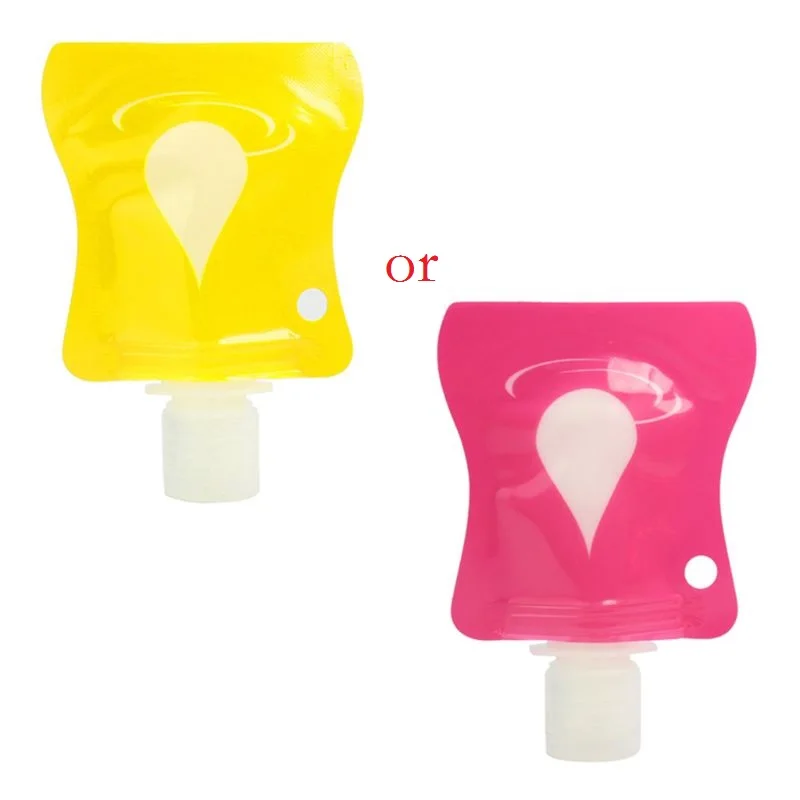 Квадратный мини контейнер для хранения шампуня лосьона с принтом в виде капли