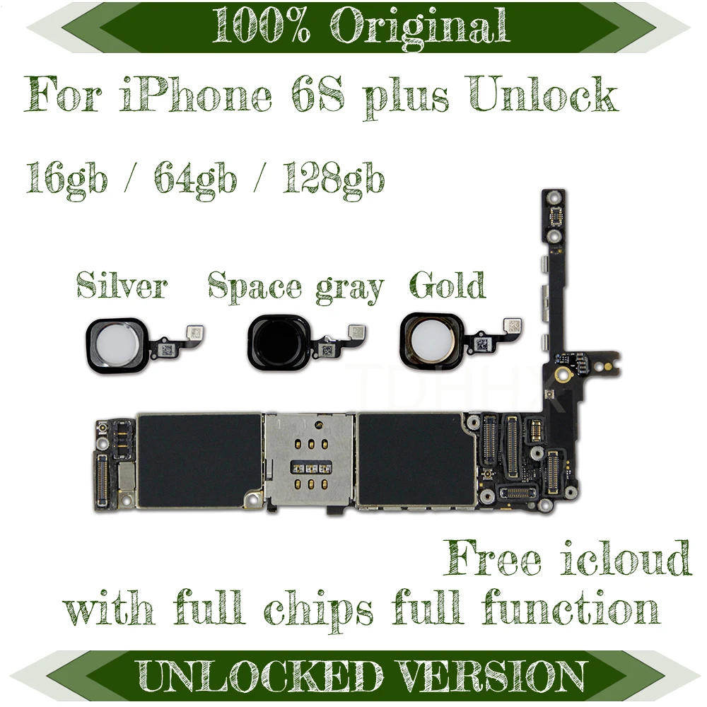 Розовое золото сканер отпечатков пальцев для iPhone 6 S Plus без отпечатка пальца с