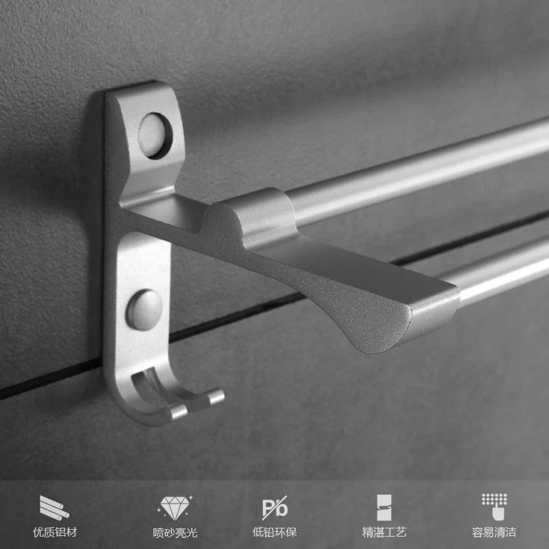 Настенная вешалка для полотенец в Европейском стиле Антикварная Алюминиевая