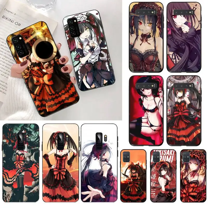 

Tokisaki Kurumi Anime Luxury Unique Design Phone Cover for Samsung S20 plus Ultra S6 S7 edge S8 S9 plus S10 5G lite 2020