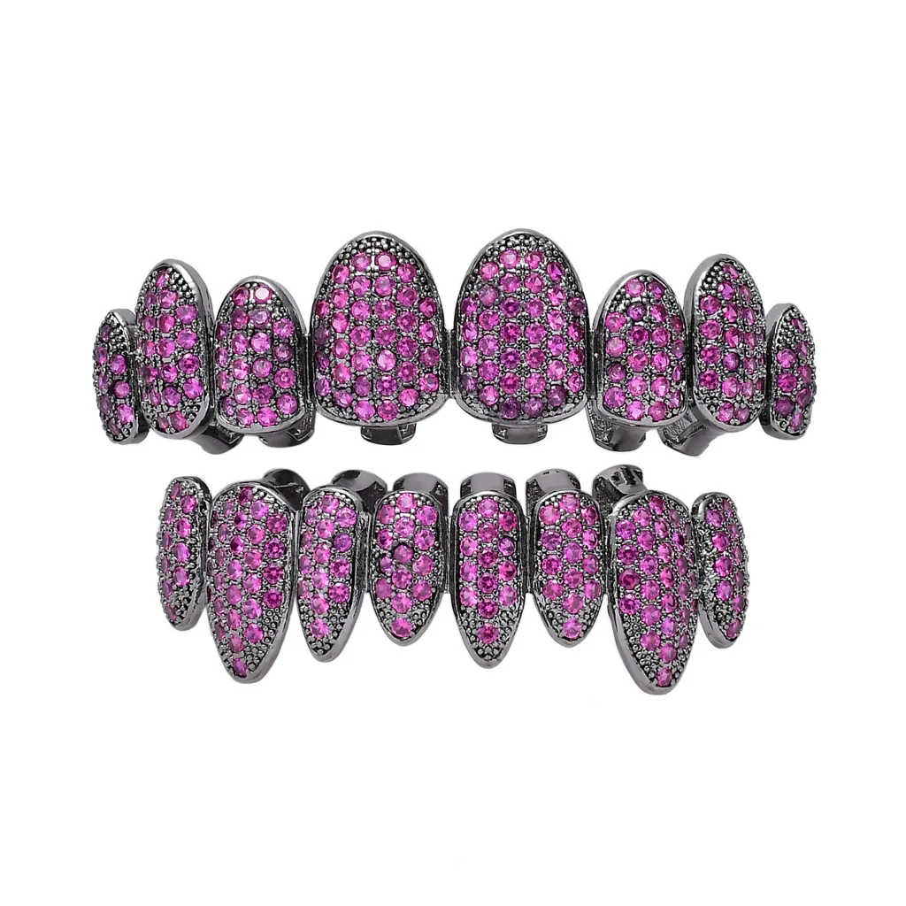 Модные циркониевые подтяжки для хип-хоп с цирконом нестандартные цветные