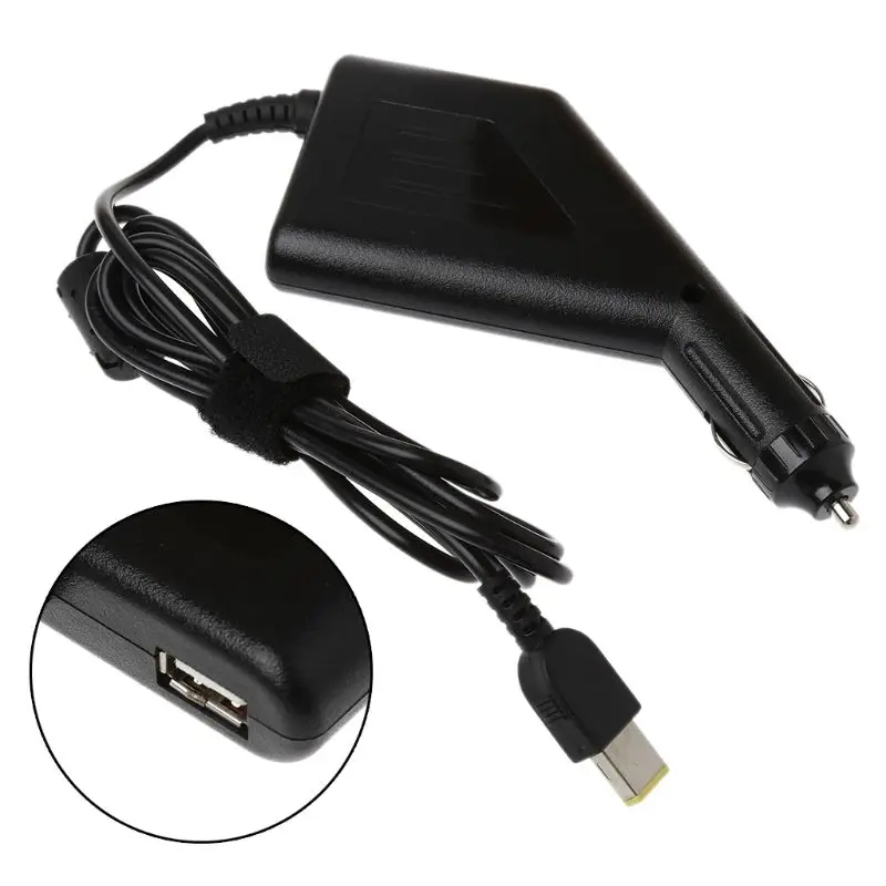 90 Вт автомобильное зарядное устройство для ноутбука 20 в 4.5A QC 3 0 USB адаптер Lenovo Thinkpad