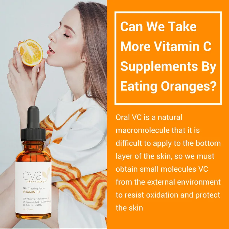 

Vitamin C Original Liquid Lifting Facial Essence Skin Clearing Serum Antioxidant Brightening Discoloration Moisturizes Skin