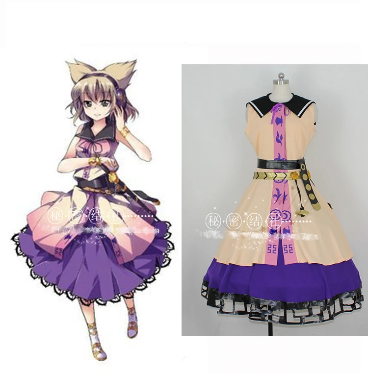 [Customized] Аниме TouHou Project Toyosatomimi no Miko платье Лолита косплей костюм для женщин
