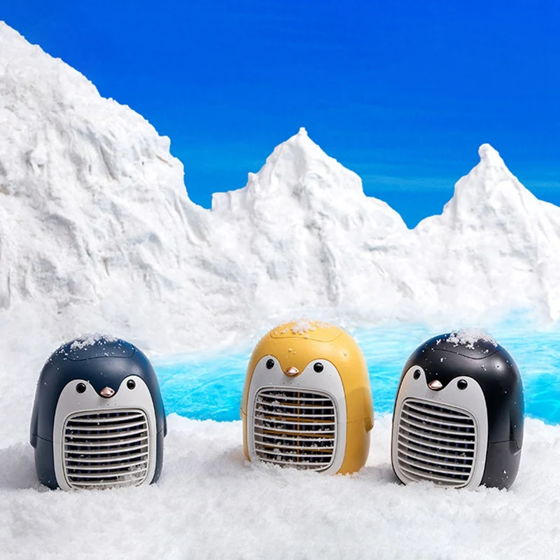 

SX-HF03 Penguin Water Cooling Spray Fan, USB Mini Humidification