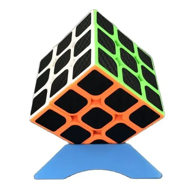 ЮМО и рисунком кунг фу Longyuan 3x3x3 карбоновое волокно Стикеры волшебный куб