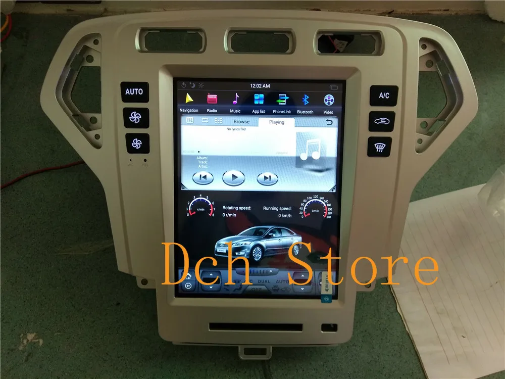 10 4 дюймов вертикальный Tesla стиль Android 9 0 автомобильный DVD GPS радио плеер для Ford Mondeo