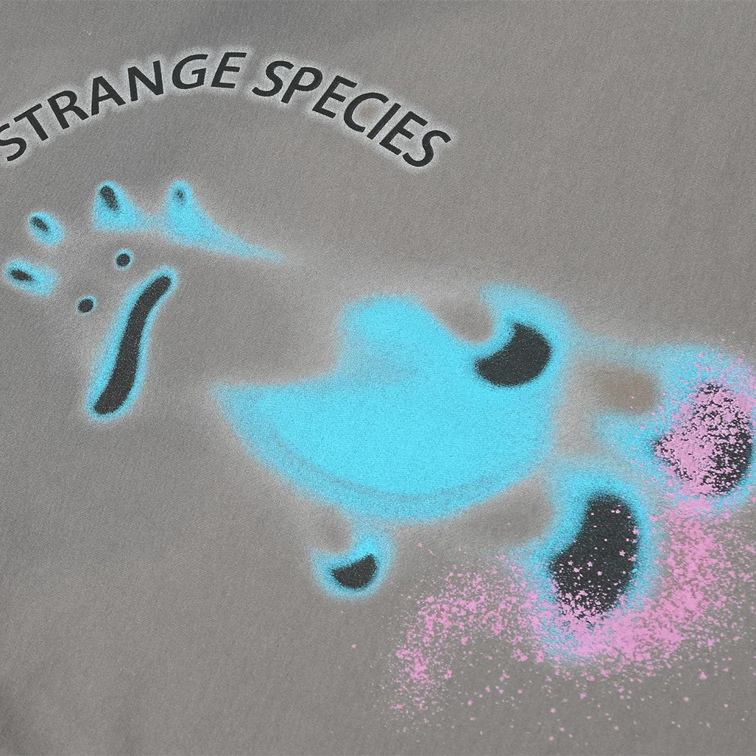 Мужская футболка с принтом монстра граффити из мультфильма мужские футболки