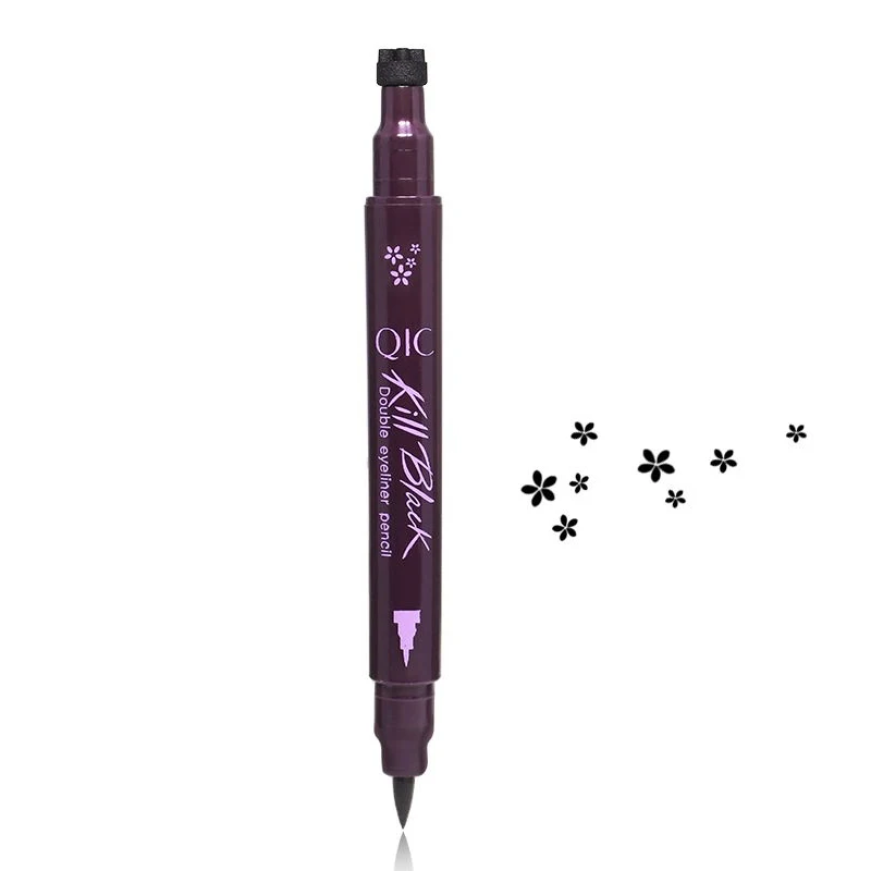 4 стиля двухсторонний водостойкий жидкий карандаш для подводки глаз макияж в