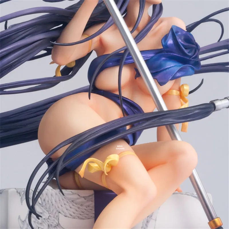 " Аниме сексуальные фигурки Ikkitousen Kanu Unchou GuanJie украшения ПВХ фигурка Коллекционная модель игрушечная коробка 24 см V182
