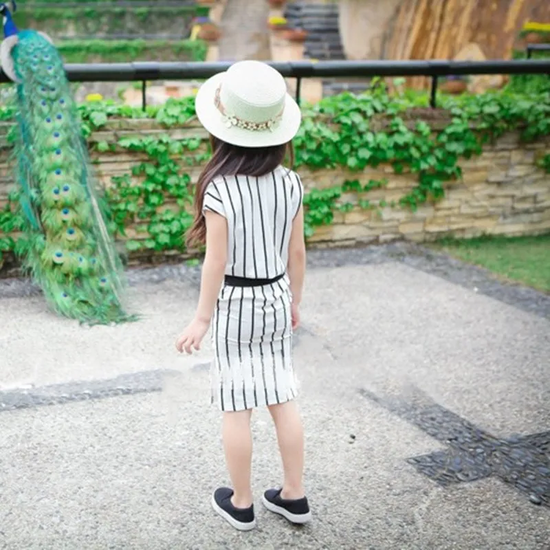 Малайзийская одежда для маленьких девочек летний костюм новинка футболка/юбка с