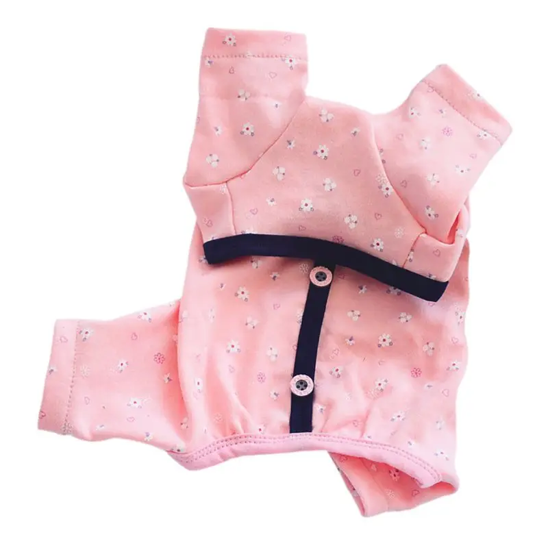 Пижама для собак одежда домашних животных комбинезон хлопковый костюм пальто