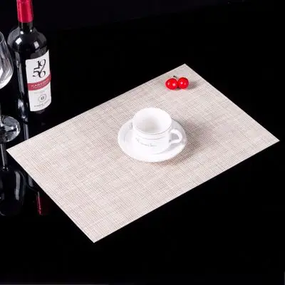 2PCS F 2 шт/лот бирдекели чашки Стенд горячий столик-мат колодки прямоугольные пластиковые салфетки под приборы набор coaster под стеклянная подставка под прибор коврики для горячей - Цвет: 2PCS F