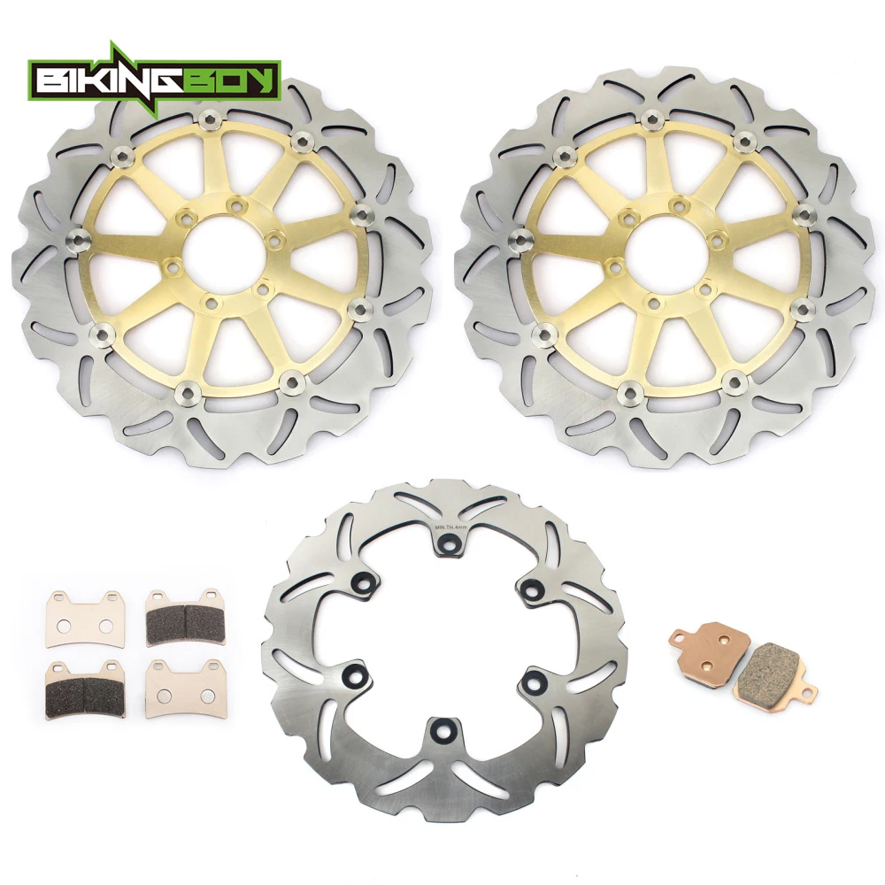 BIKINGBOY для поездок на мотоцикле Ducati 696 800 1000 Монстр 750 800 900 1000 SS Supersport 996 ST4 спереди и сзади тормозные диски роторы колодки