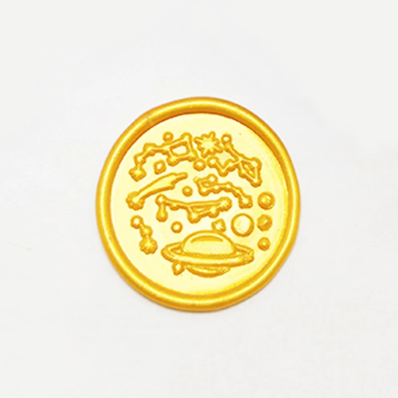 Земляная луна восковая печать планета Зефир кролик огненная краска