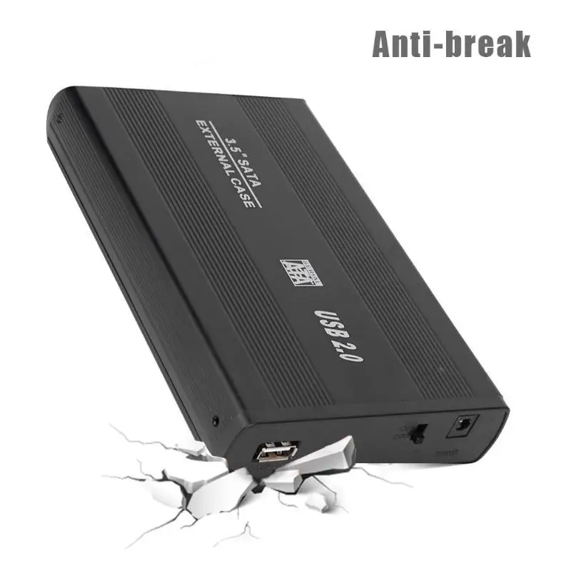 3 5 дюйма USB 2 0 к SATA порт SSD корпус жесткого диска 480 Мбит/с HDD чехол внешний твердотельный жесткий диск