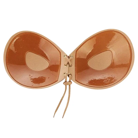Mulheres invisíveis super push up up sem costura festa pegajosa festa de casamento frontal sem alças a b c d copo sutiã de mosca
