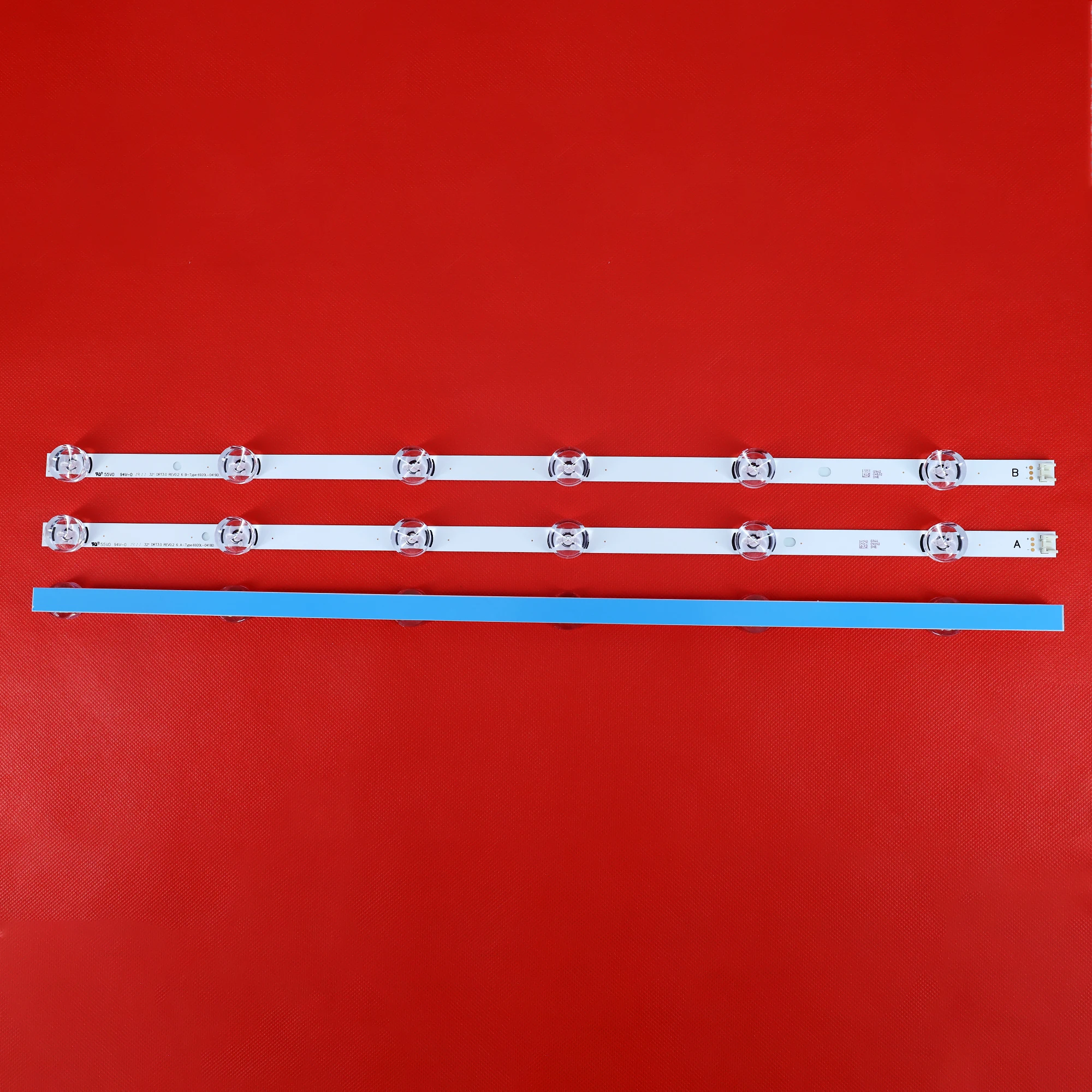3PCS LED strip for LG DRT 3.0 32"_A/B 32MB25VQ 32LB5820 32LF580V 32LB5610 LC320DUE 32LB551U 32LB650V 32LF570V 32LF582V 32LF560V |
