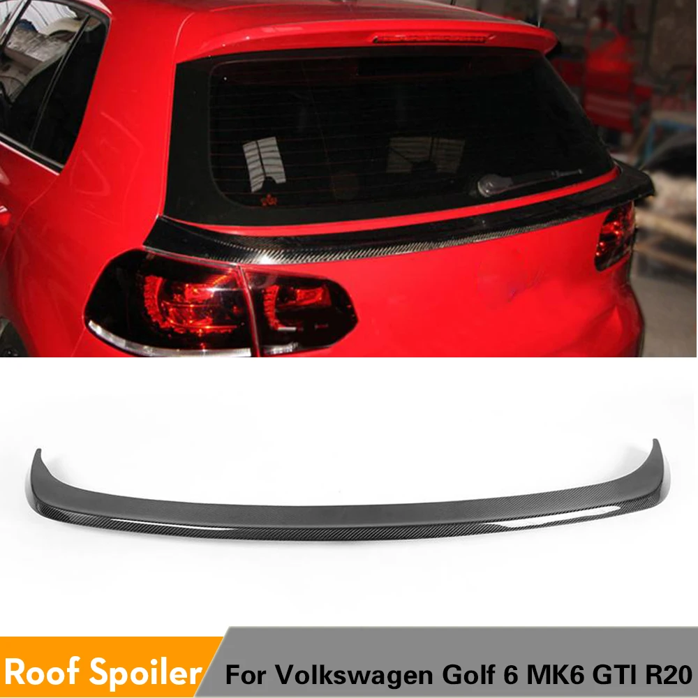 Задний багажник среднее крыло задний спойлер губа для Volkswagen VW Golf 6 VI MK6 GTI R20 2010 2013