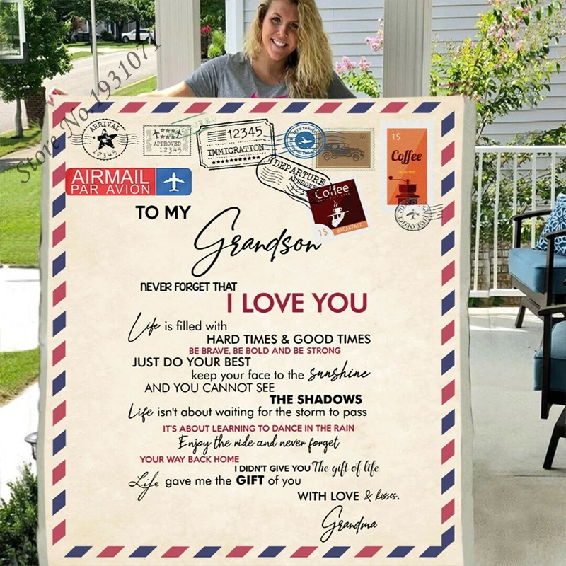 

Экспресс любовь моему внуку забавное одеяло с персонажами 3D печать шерпа одеяло на кровать домашний текстиль Одеяло лучший подарок 10