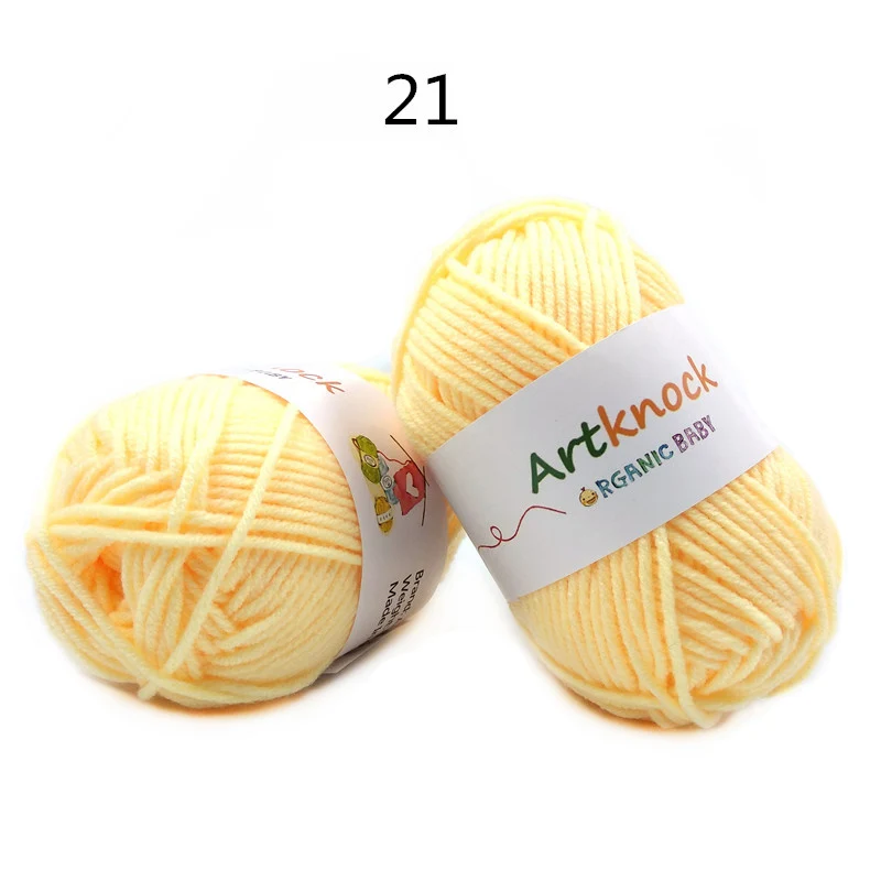 A21 16PCS 16 шт., хлопчатобумажная пряжа для вязания крючком, пряжа для ручного вязания, носки-свитера, 25 гр./шт, предлагаем спицу для вязания крючком, № 3 - Цвет: A21 16PCS