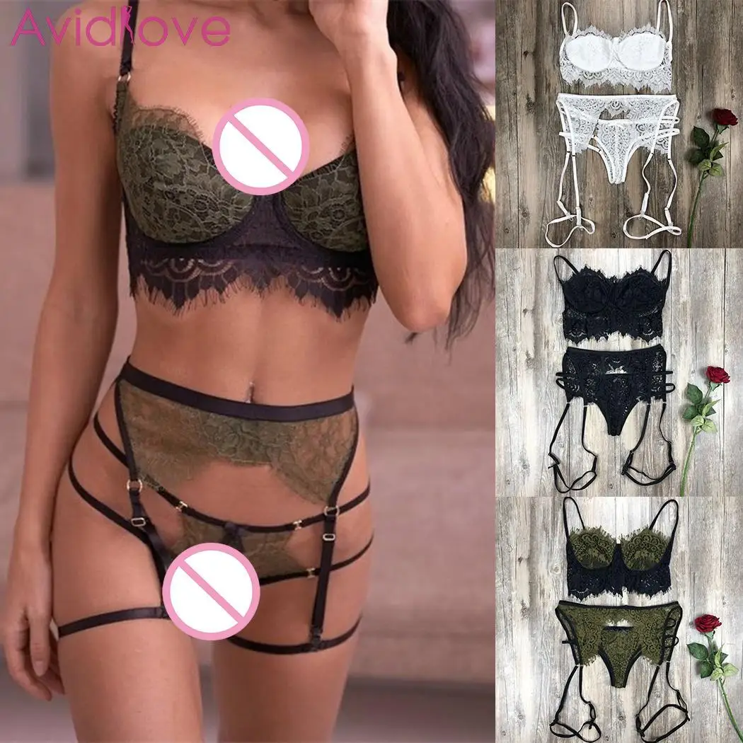 Новое Женское кружевное мягкое Сетчатое прозрачное сексуальное женское белье с