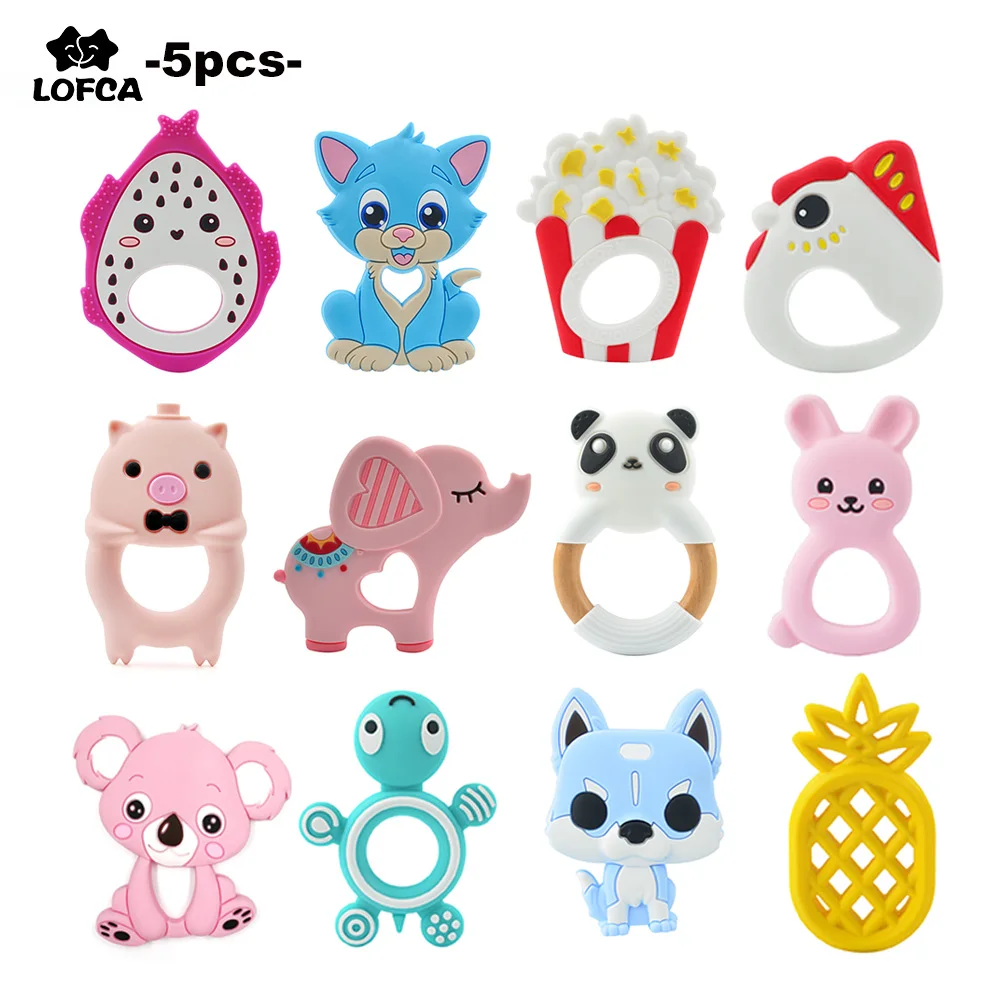 5 шт./партия силиконовые перчатки для прорезывания зубов без BPA|Детские