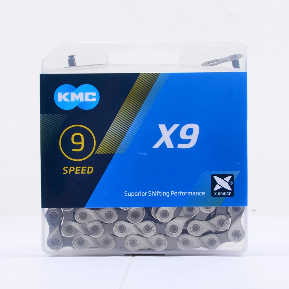 Оригинальная велосипедная цепь KMC Chain X8 X9 X10 X11 MTB 116L 118L 126L звенья велосипедные