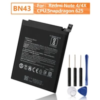 xiao mi battery for xiaomi redmi note 4x redrice note4x standard version bn43 replacement phone battery 4100mah