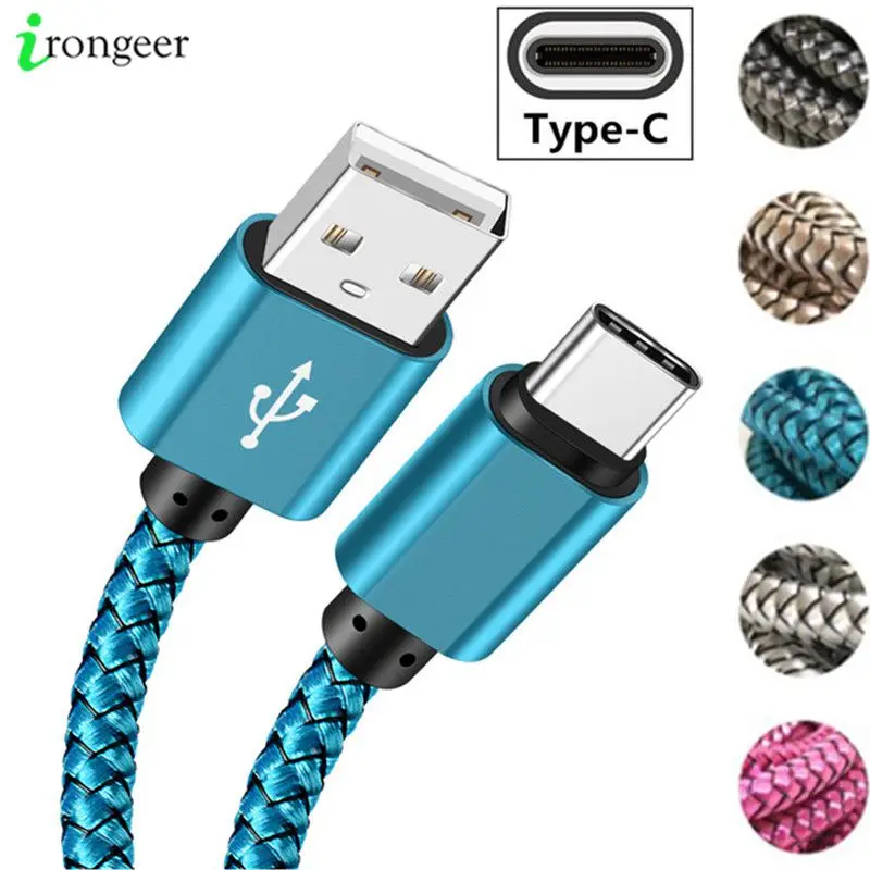 Кабель IRONGEER USB Type C для Huawei P30 P20 Lite Pro Mate 10 20 Honor V20 9 8 Navo 2 3 3i 4e|Кабели мобильных