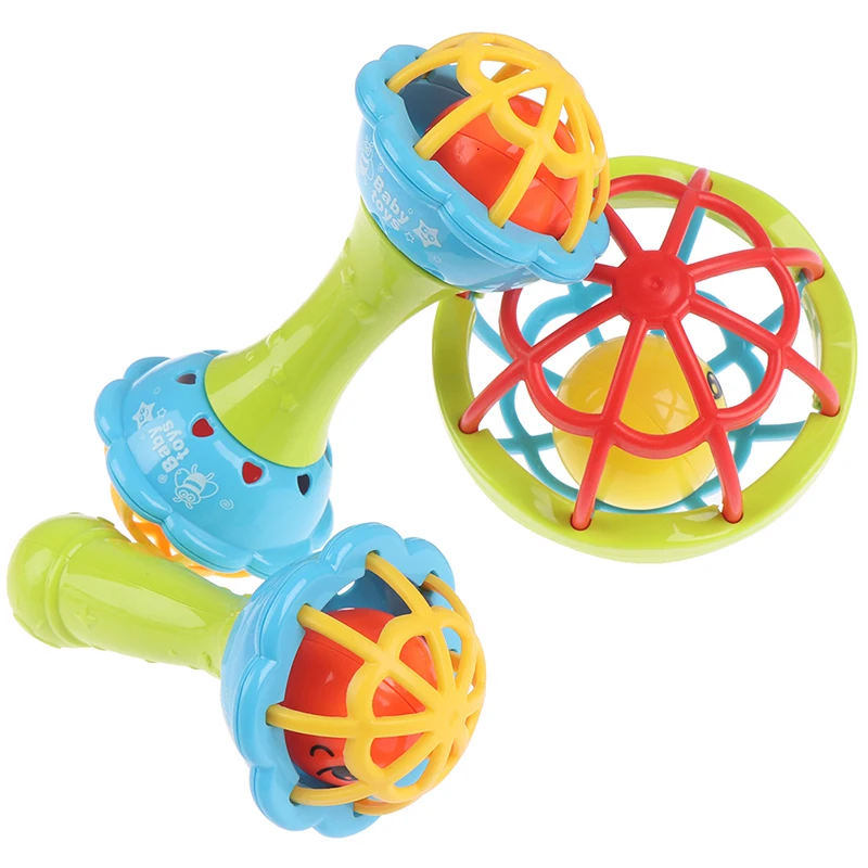 Пищевой пластик детские погремушки Игрушка прорезыватель погремушка ручной