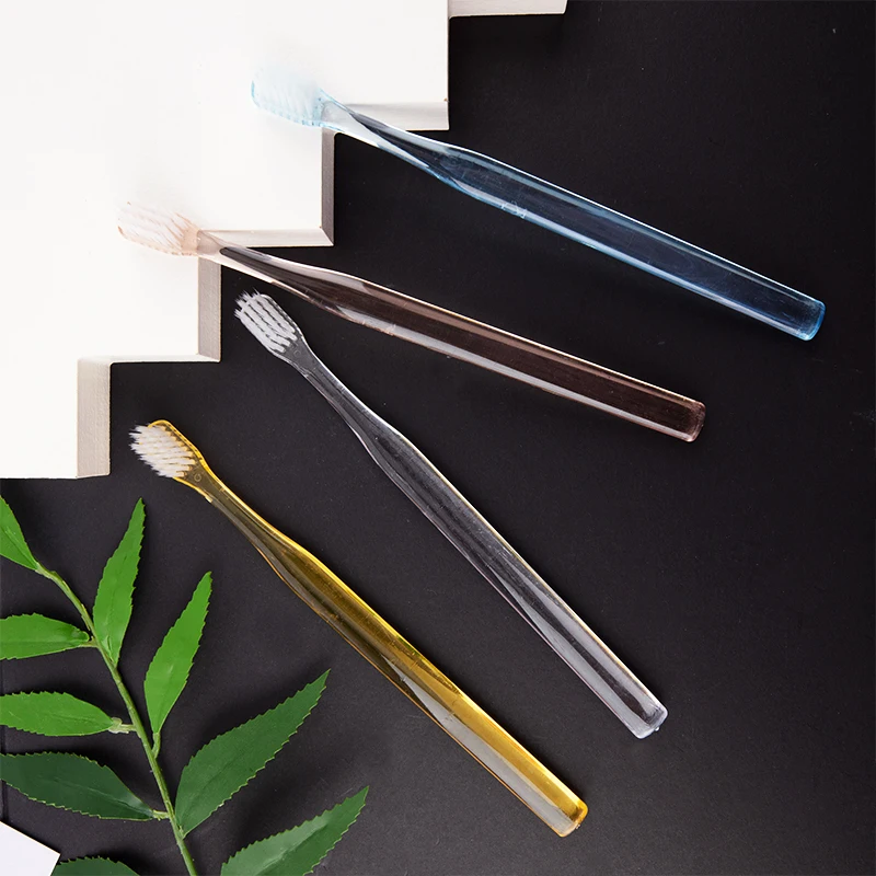 

4Pcs Teeth Cleaning Family Pack Teeth Whitening Toothbrushes Soft Dental Oral Care Toothbrush Nordic Style Nano Silicone Polymer