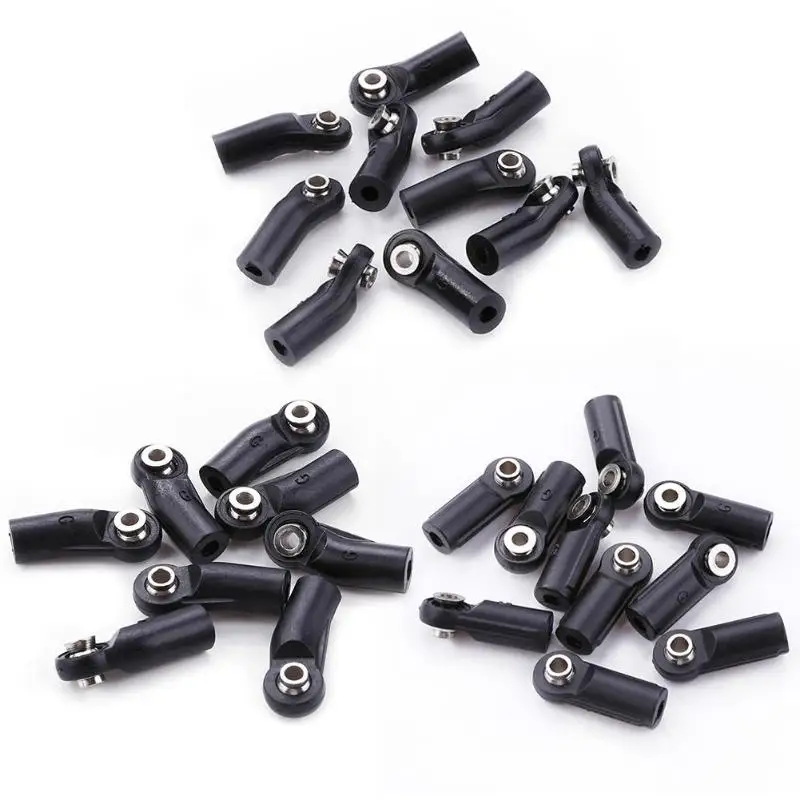 10 шт. M4 Пластик тяги автомобиля держатель шаровой шарнир разъем для осевой Scx RC б/у