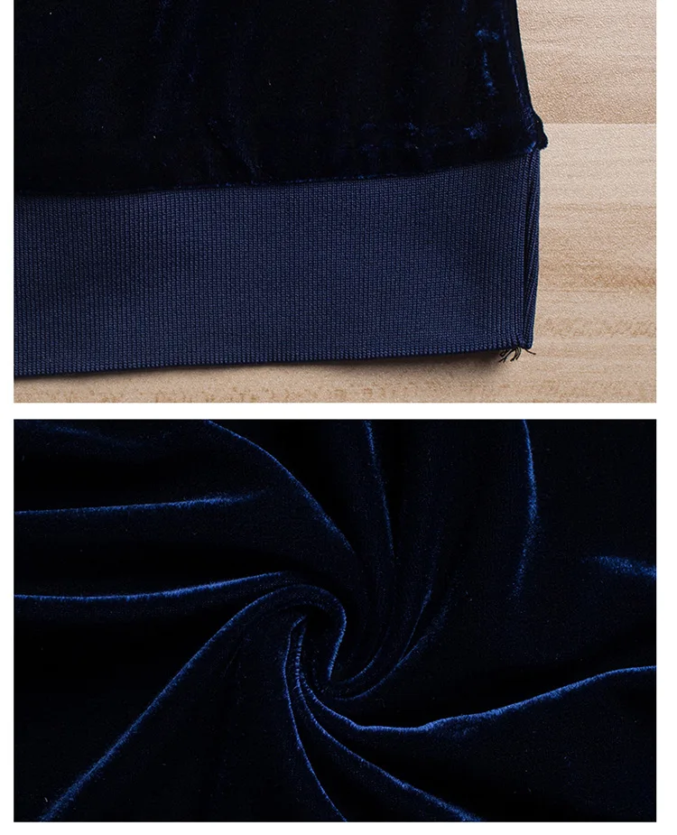 Велюровый спортивный костюм комплект из двух предметов Vetement Femme 2019 Chandal Mujer 2 пьезы