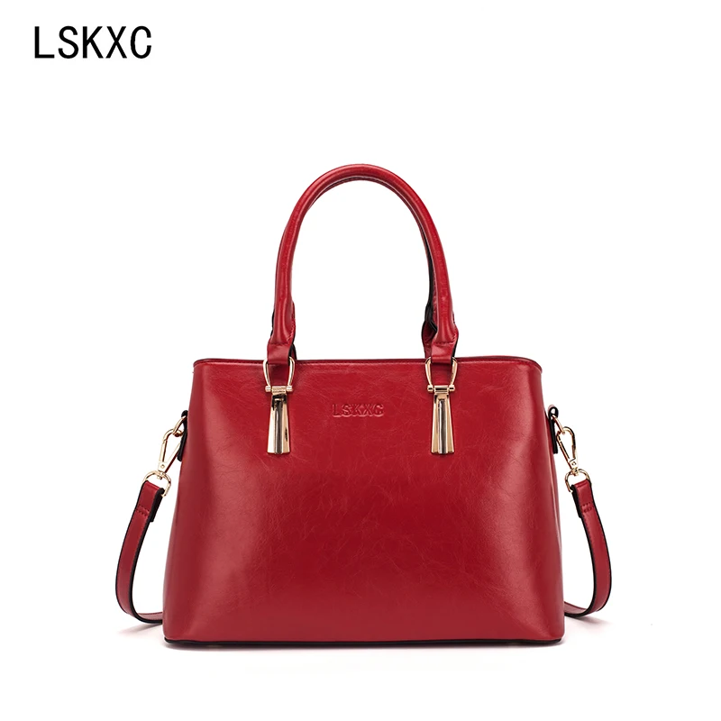 Lskxc женская сумка на одно плечо модная большой емкости портативная для отдыха из