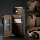 Кожаный чехол-накладка в стиле ретро для sumsung S21 Plus Ultra, чехол-бумажник с отделением для карт для Note 20, 10, 9, A51, A71, A52, A72, задняя крышка на молнии