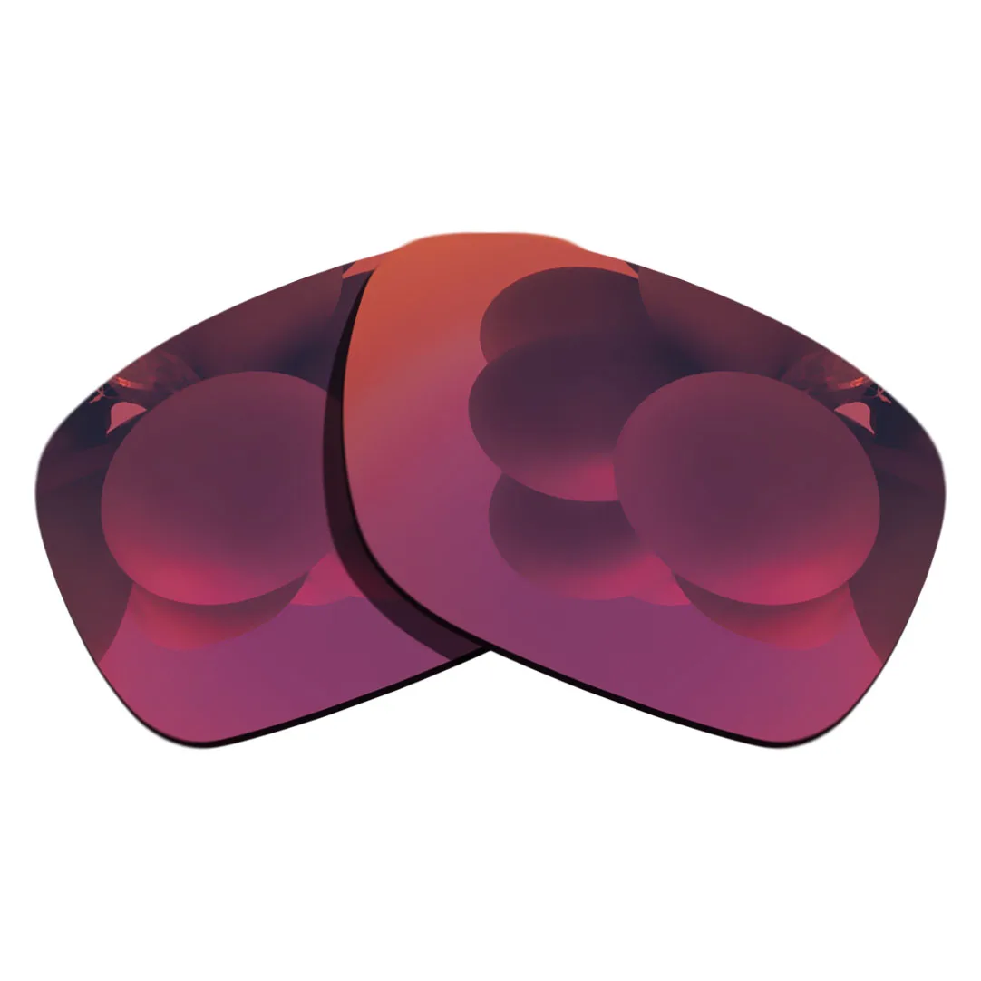 

100% поляризованные Сменные линзы точной резки для турбинных солнцезащитных очков пурпурно-красное зеркальное покрытие цвета на выбор