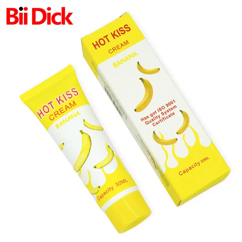 HOT KISS Banana Lubricant Edible Body Grease Oral Vaginal Anal Fruit Penis Massage Oil Pain Relieving Love Gel | Красота и здоровье