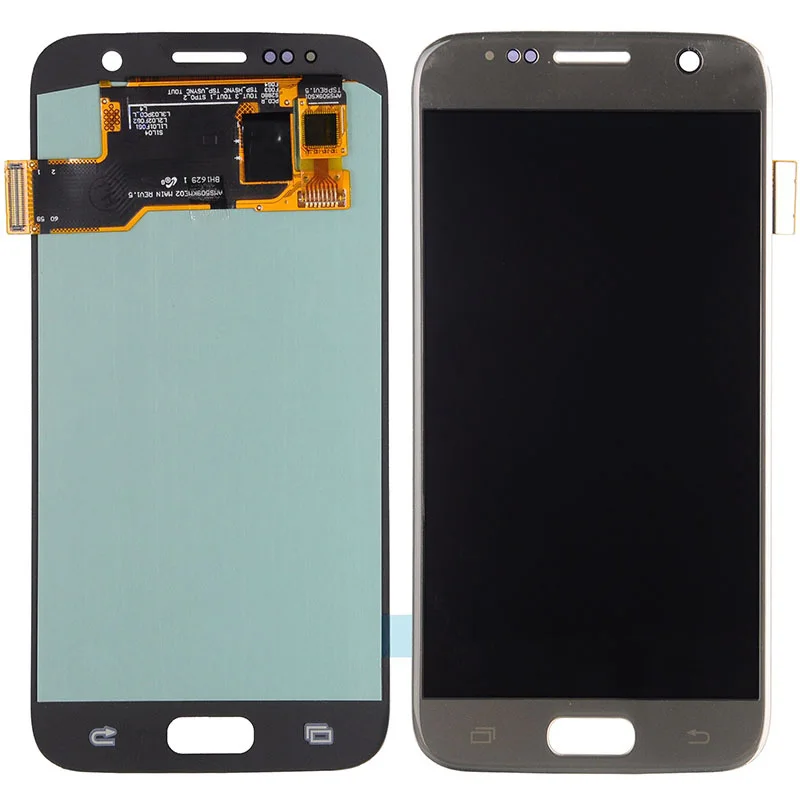 Super AMOLED для Samsung Galaxy S7 G930 G9300 G930F G930A ЖК-дисплей с сенсорным экраном дигитайзер в
