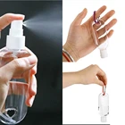 1 шт. 30 мл 50 мл многоразовая портативная мини-бутылка для спиртового распылителя дезинфицирующее средство для рук маленький размер Держатель крючок Брелок-переноска Новинка