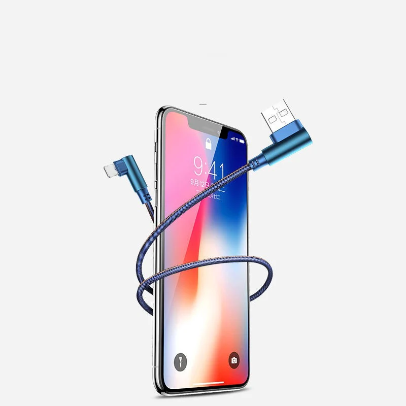 Кабель Micro USB Type-C для быстрой зарядки кабель Samsung S8 S9 S10 Xiaomi Huawei с углом 90 градусов 1