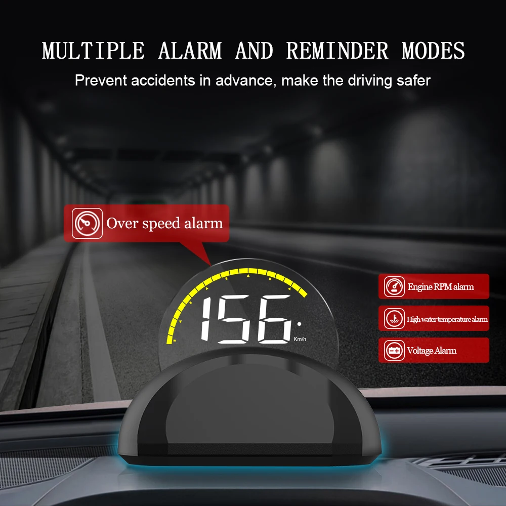 HD C700 OBD2 автомобильный HUD Дисплей дорожный бортовой компьютер gps Спидометр