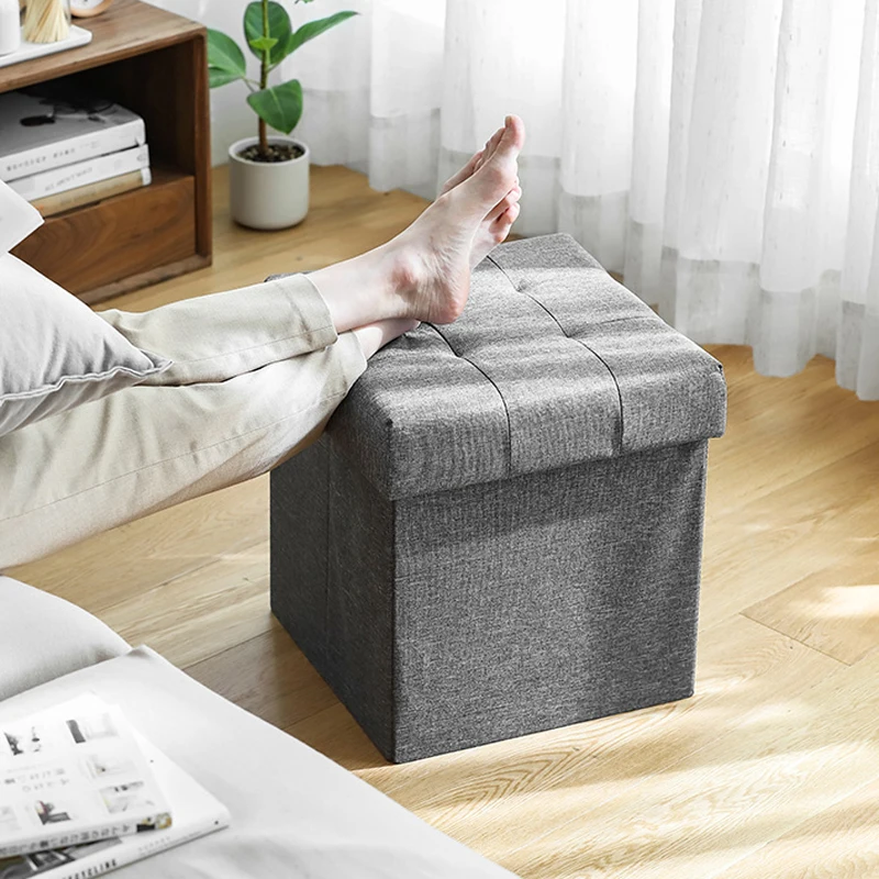 Скамейка для хранения обуви mx9201643 складная диван из ткани |