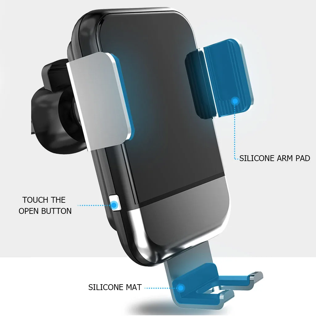 Автомобильный держатель для телефона Air Vent Mount Stand Интеллектуальная Индукционная