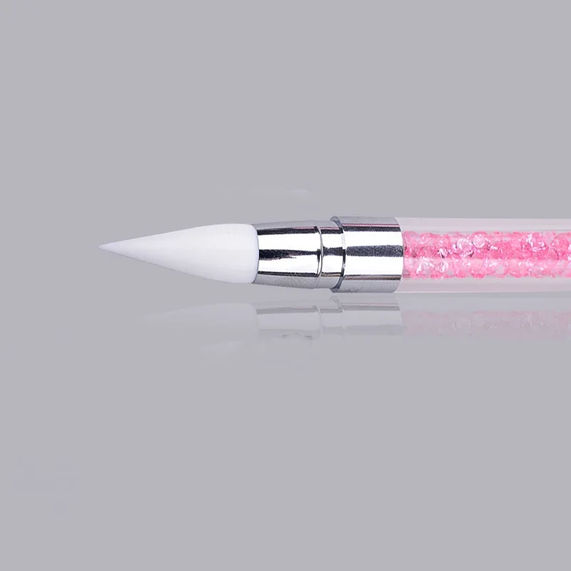 gj0070-PINK Кисть для ногтей акриловая Гелевая Кисть для ногтей градиентный лайнер точечный Дизайн Стразы ручка для маникюра Набор инструментов для дизайна ногтей - Цвет: gj0070-PINK