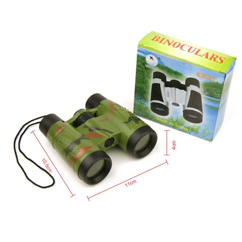 

6x30 Binoculars Children Simulation CS Hunting Field Survival Telescope Toy Children's Toy Telescope