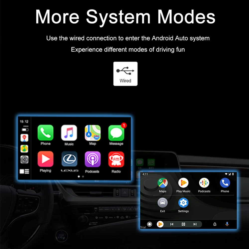 Беспроводной автомобильный усовершенствованный Головной блок Carplay для Lexus Rc300f 350f