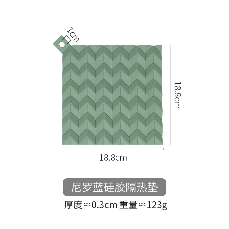 Квадратная силиконовая подставка в скандинавском стиле изоляционная креативное