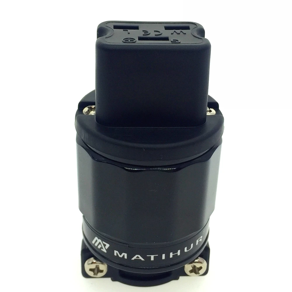 MATIHUR FI 31 Красный медный 24k позолоченный 20A C19 IEC коннектор AudioPhile HIFI|Вилки с розеткой|
